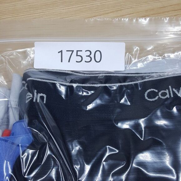 CALVIN KLEIN Boxer Brief Mens XL Gray Blue Black 5-Pack 100% Cotton Classic Fit - Picture 8 of 8